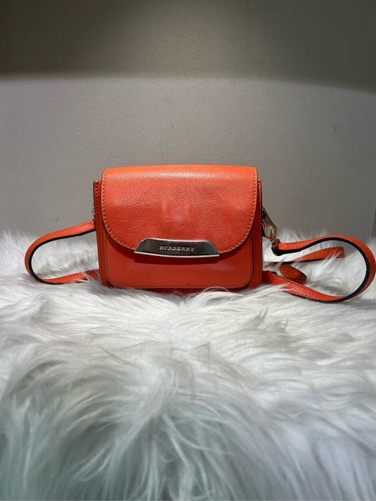 Burberry and Sale Leather Orange Crossbody Bag