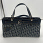 Dior A8028 Navy Canvas Shoulder Bag Rovelle Bags