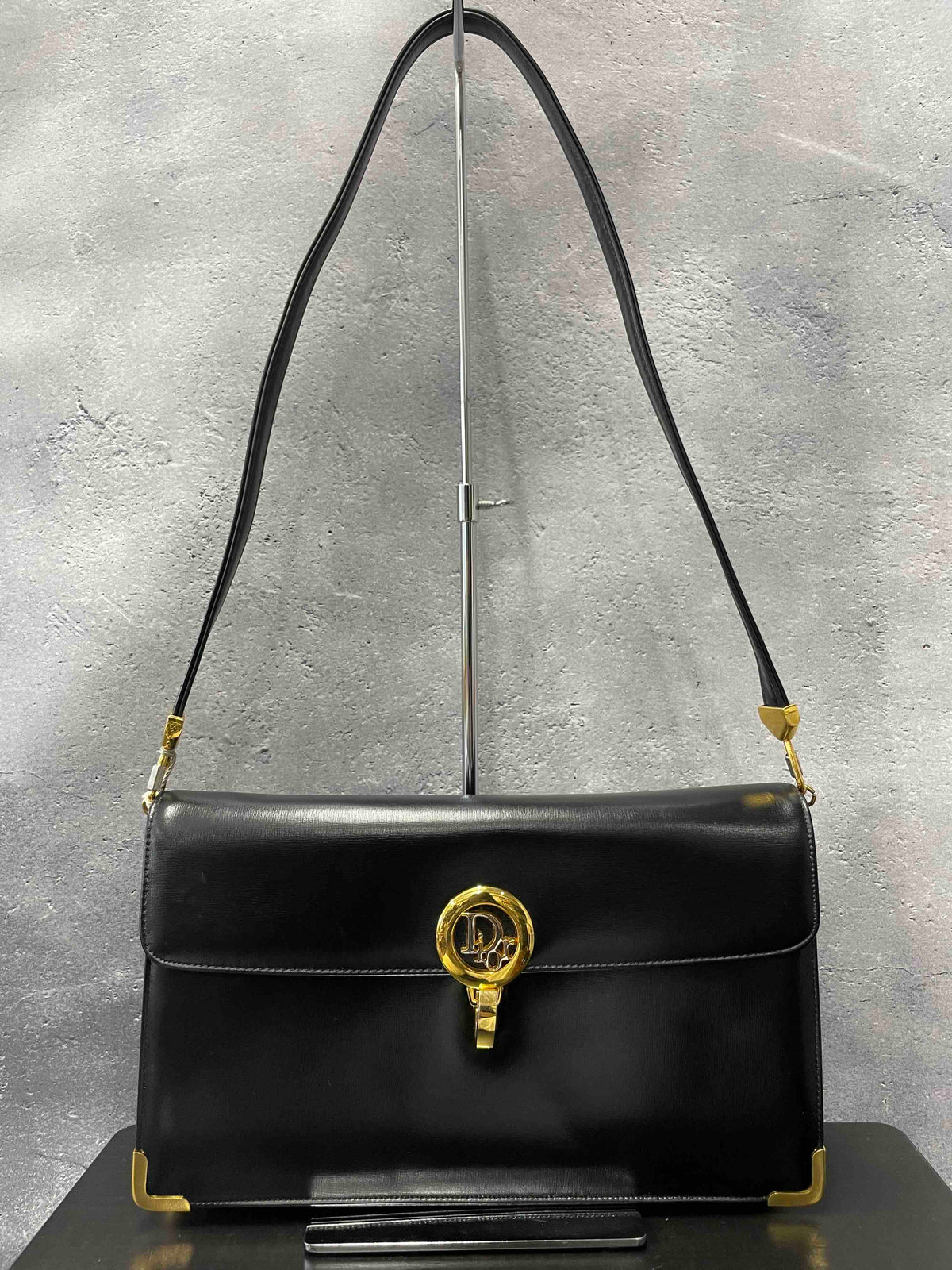 Dior Shoulder Bag Re98943100 Black Leather Rovelle Bags