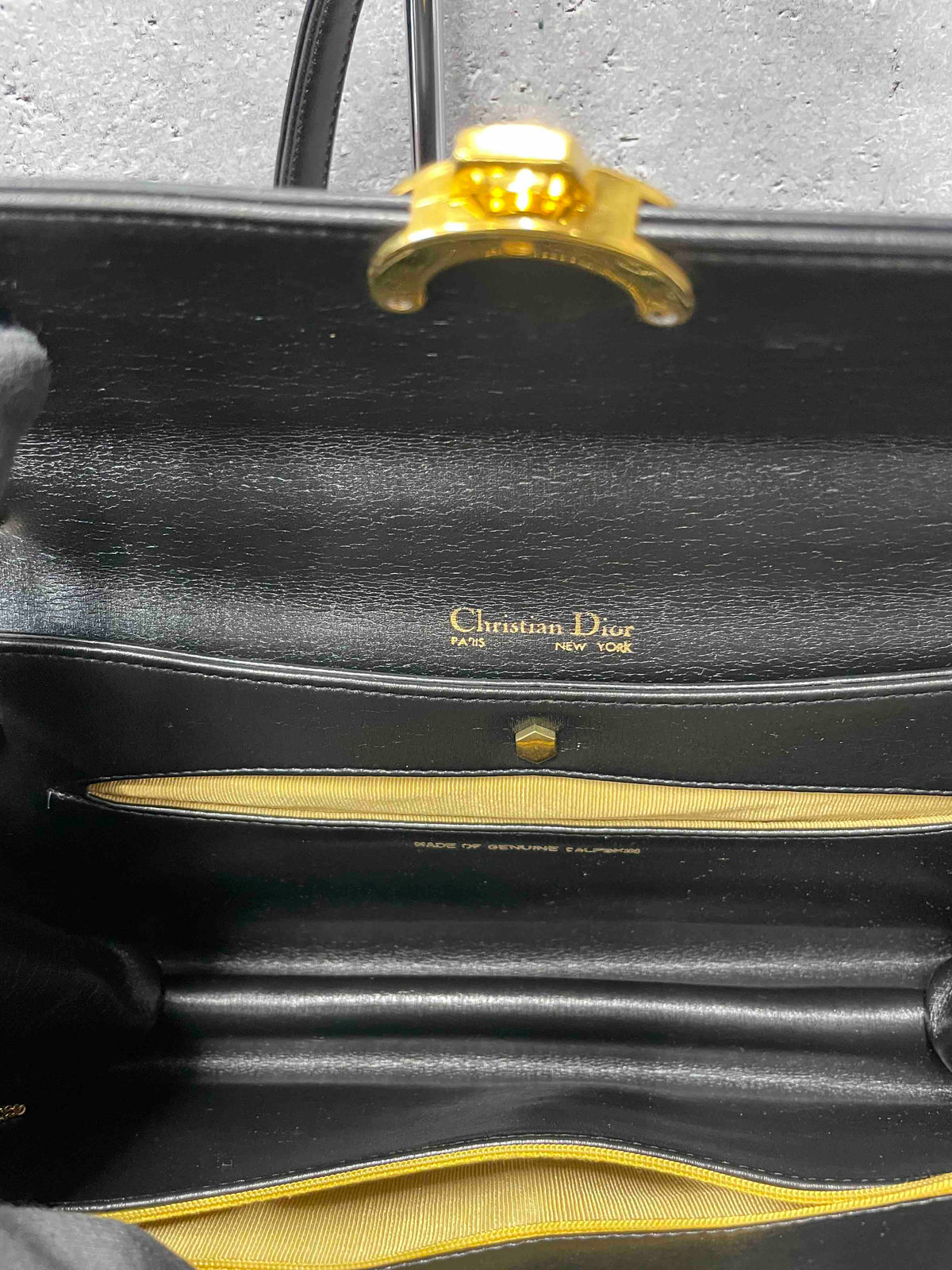 Dior Shoulder Bag Re98943100 Black Leather Rovelle Bags