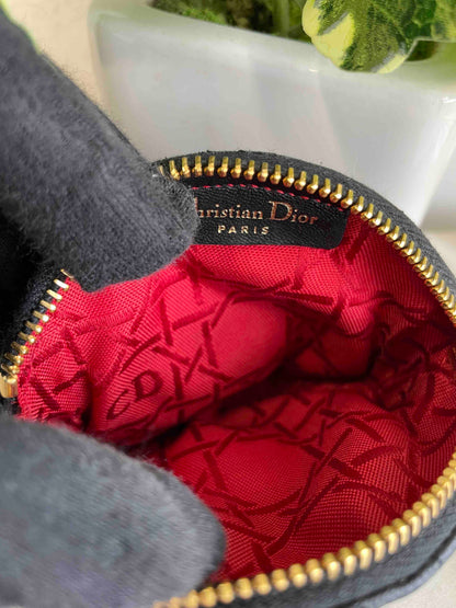 Dior Cannage Lamb-Skin Pouch Re99216600 Black Clutch Rovelle Bags