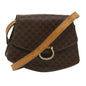 Luxury CELINE Macadam Canvas 2Way Shoulder Bag Brown rd2081