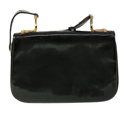 Luxury CELINE Shoulder Bag Leather Black rd3015