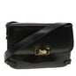 Luxury CELINE Horse Carriage Shoulder Bag Leather Black rd4883