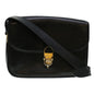Luxury CELINE Horse Carriage Shoulder Bag Leather Black rd5032