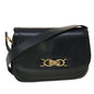 Luxury CELINE Horse Carriage Shoulder Bag Leather Navy rd5253