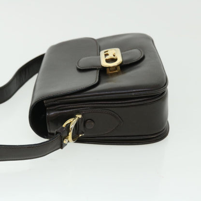Luxury CELINE Horse Carriage Shoulder Bag Leather Brown rd5687