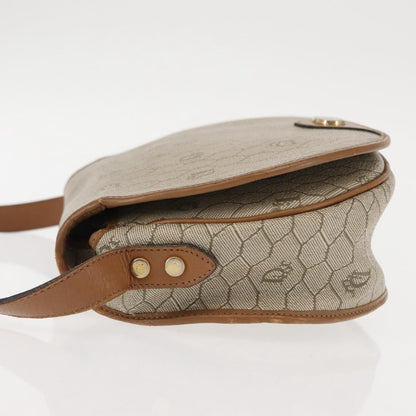 Christian Dior Honeycomb Flap Crossbody Bag Coated Canvas Beige Canvas Bag Canvas Rovelle Bags
