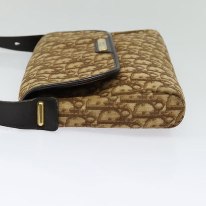 Christian Dior Trotter Flap Shoulder Bag Canvas Brown Canvas Bag Rovelle Bags