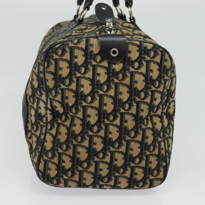 Christian Dior Trotter Boston Bag Diorissimo Canvas Navy Canvas Bag Rovelle Bags