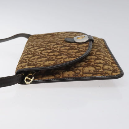 Christian Dior Trotter Shoulder Bag Canvas Brown Canvas Bag Rovelle Bags