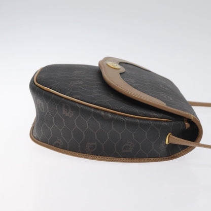 Christian Dior Honeycomb Shoulder Bag Canvas Black Canvas Bag () Rovelle Bags