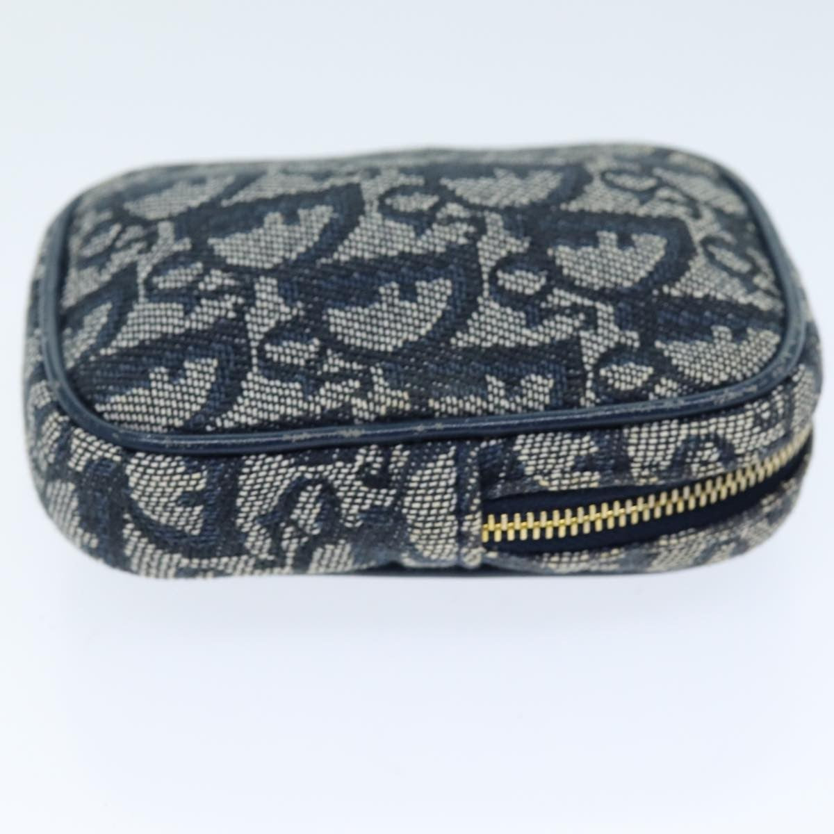 Christian Dior Trotter Pouch Canvas Navy Canvas Clutche Pouche Bag Rovelle Bags