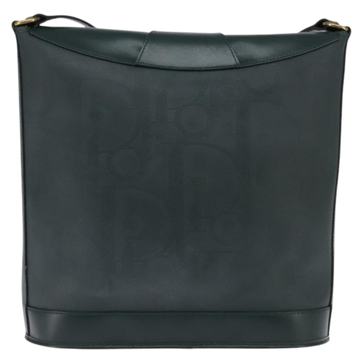 Christian Dior Trotter Crossbody Bag Canvas Green Canvas Shoulder Bag Bag Rovelle Bags