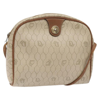 Christian Dior Honeycomb Shoulder Bag Canvas Beige Canvas Bag () Rovelle Bags
