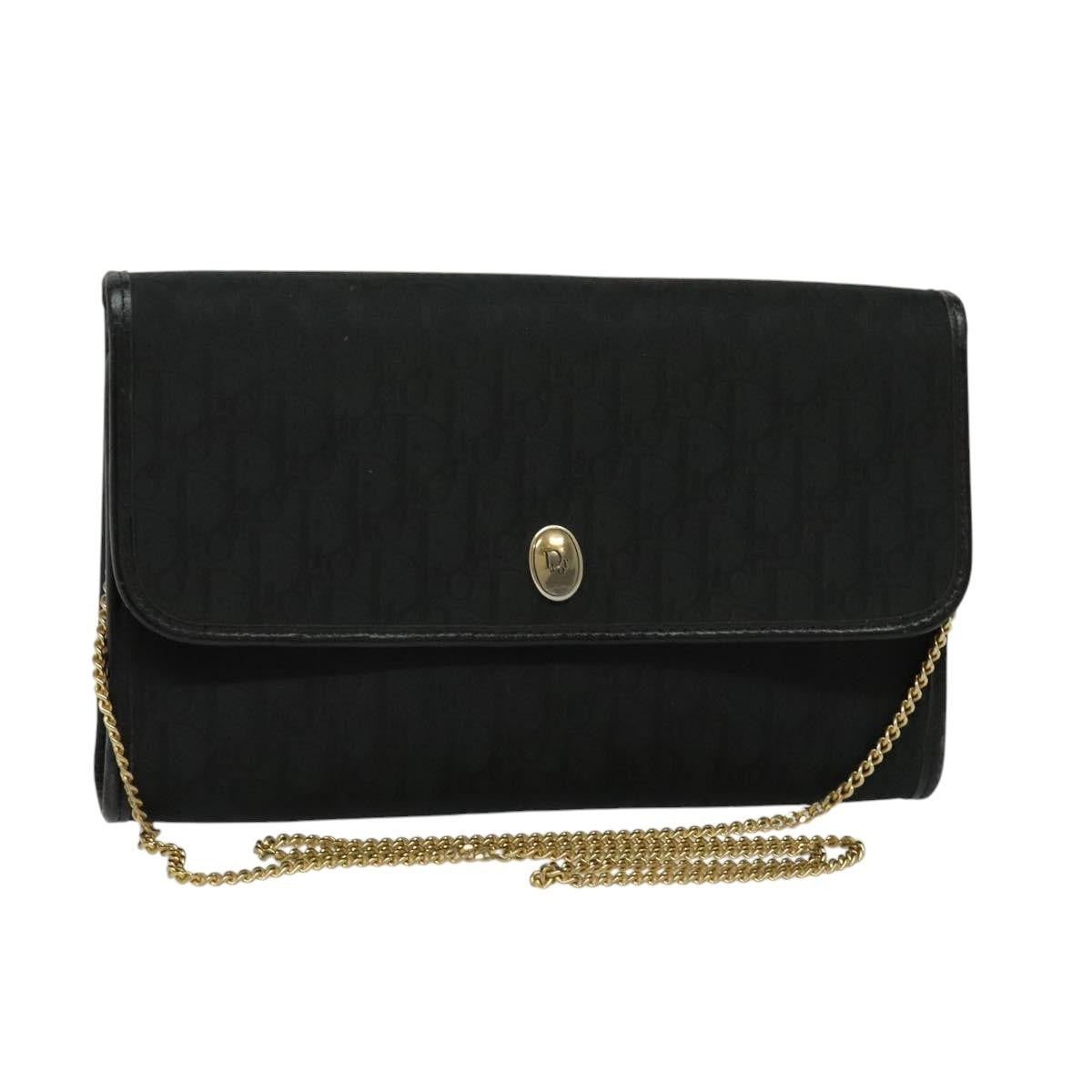 Christian Dior Trotter Crossbody Bag Canvas Black Canvas Shoulder Bag Bag Canvas Rovelle Bags