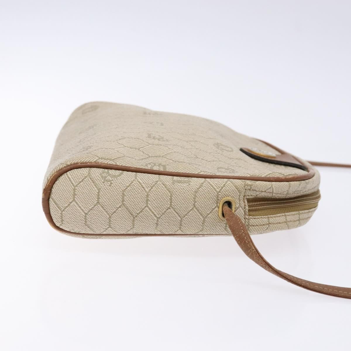 Christian Dior Honeycomb Shoulder Bag Canvas Beige Canvas Bag () Rovelle Bags