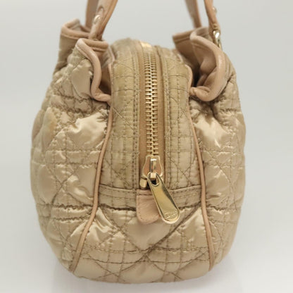 Christian Dior Charming Tote Cannage Quilt Nylon Beige Nylon Bag Rovelle Bags