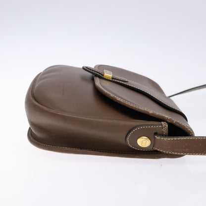 Christian Dior Cd Flap Shoulder Bag Leather Brown Leather Shoulder Bag Bag Rovelle Bags