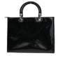 Dior Lady Dior Leather Black Handbag Leather Rovelle Bags