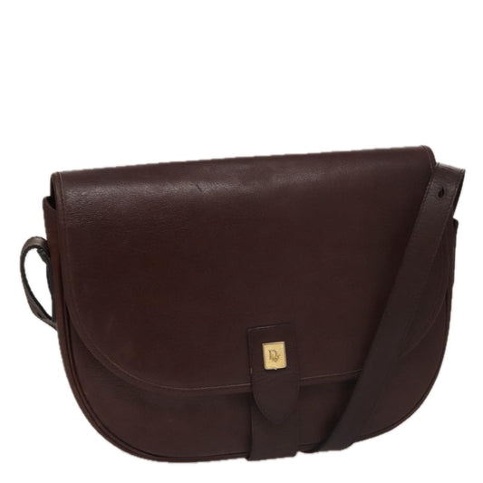 Christian Dior Trotter Shoulder Bag Canvas Burgundy Leather Shoulder Bag Bag Rovelle Bags