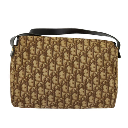 Christian Dior Trotter Flap Shoulder Bag Canvas Brown Canvas Bag Rovelle Bags