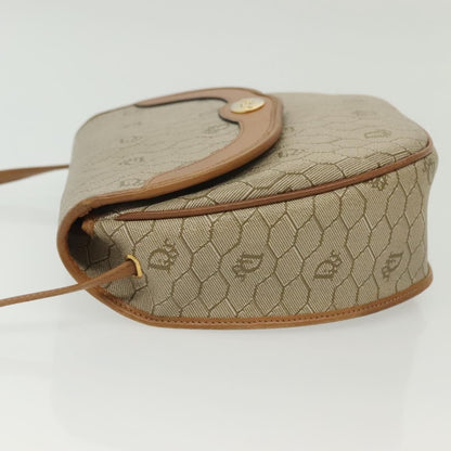 Christian Dior Honeycomb Shoulder Bag Canvas Beige Canvas Bag () Rovelle Bags