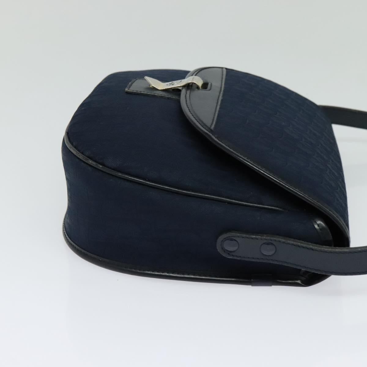 Christian Dior Trotter Shoulder Bag Canvas Navy Canvas Shoulder Bag Bag Rovelle Bags