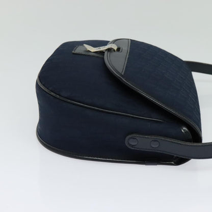 Christian Dior Trotter Shoulder Bag Canvas Navy Canvas Shoulder Bag Bag Rovelle Bags