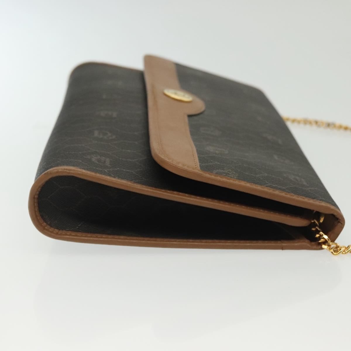 Christian Dior Honeycomb Chain Canvas Black Canvas Bag () Rovelle Bags