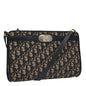 Christian Dior Trotter Shoulder Bag Canvas Navy Canvas Bag () Rovelle Bags