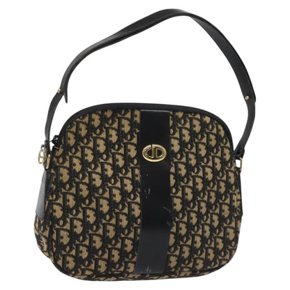 Christian Dior Trotter Shoulder Bag Canvas Black Canvas Bag Rovelle Bags