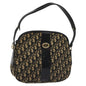 Christian Dior Trotter Shoulder Bag Canvas Black Canvas Bag Rovelle Bags