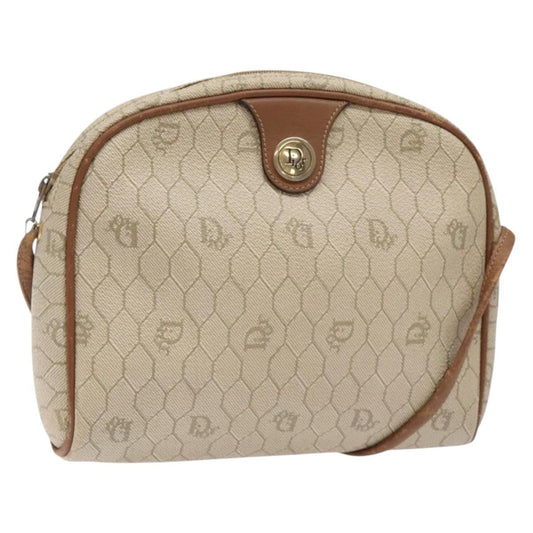 Christian Dior Honeycomb Shoulder Bag Canvas Beige Canvas Bag Style 2 Rovelle Bags
