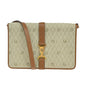 Christian Dior Honeycomb Handbag Canvas Leather Beige Canvas Shoulder Bag Bag Rovelle Bags