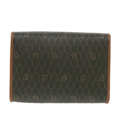 Christian Dior Honeycomb Chain Canvas Khaki Canvas Shoulder Bag Bag Rovelle Bags