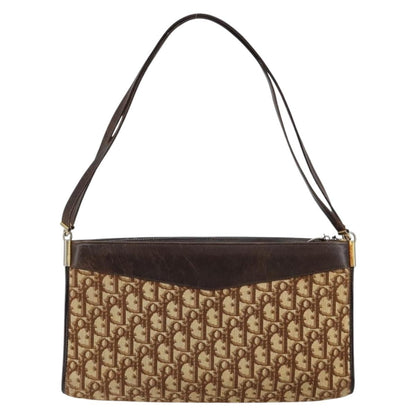 Christian Dior Trotter Shoulder Bag Canvas Brown Canvas Shoulder Bag Bag Rovelle Bags
