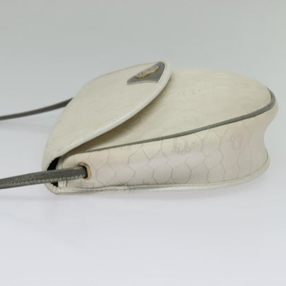 Christian Dior Honeycomb Shoulder Bag Canvas White Canvas Shoulder Bag Bag Rovelle Bags