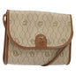 Christian Dior Honeycomb Flap Crossbody Bag Coated Canvas Beige Pvc Bag Rovelle Bags
