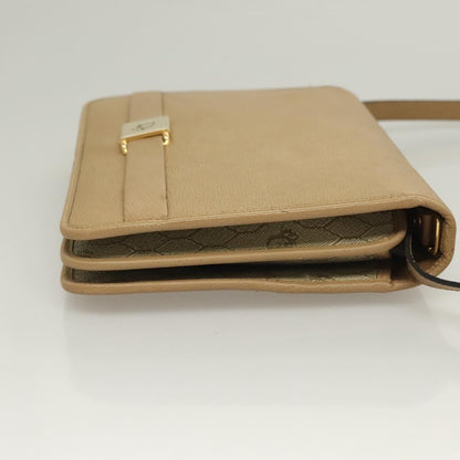 Christian Dior Honeycomb Shoulder Bag Leather Beige Leather Shoulder Bag Bag Rovelle Bags