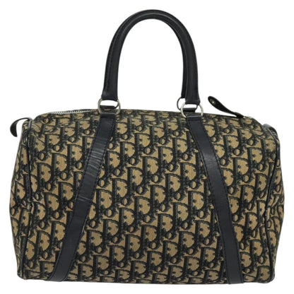 Christian Dior Trotter Boston Bag Diorissimo Canvas Navy Canvas Bag Rovelle Bags