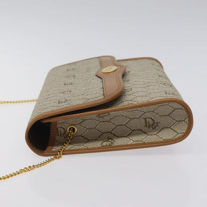 Christian Dior Honeycomb Flap Crossbody Bag Coated Canvas Beige Canvas Bag Rovelle Bags