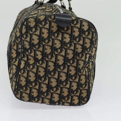 Christian Dior Trotter Boston Bag Diorissimo Canvas Navy Canvas Bag Rovelle Bags