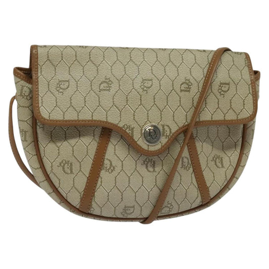 Christian Dior Honeycomb Shoulder Bag Canvas Beige Canvas Bag Rovelle Bags