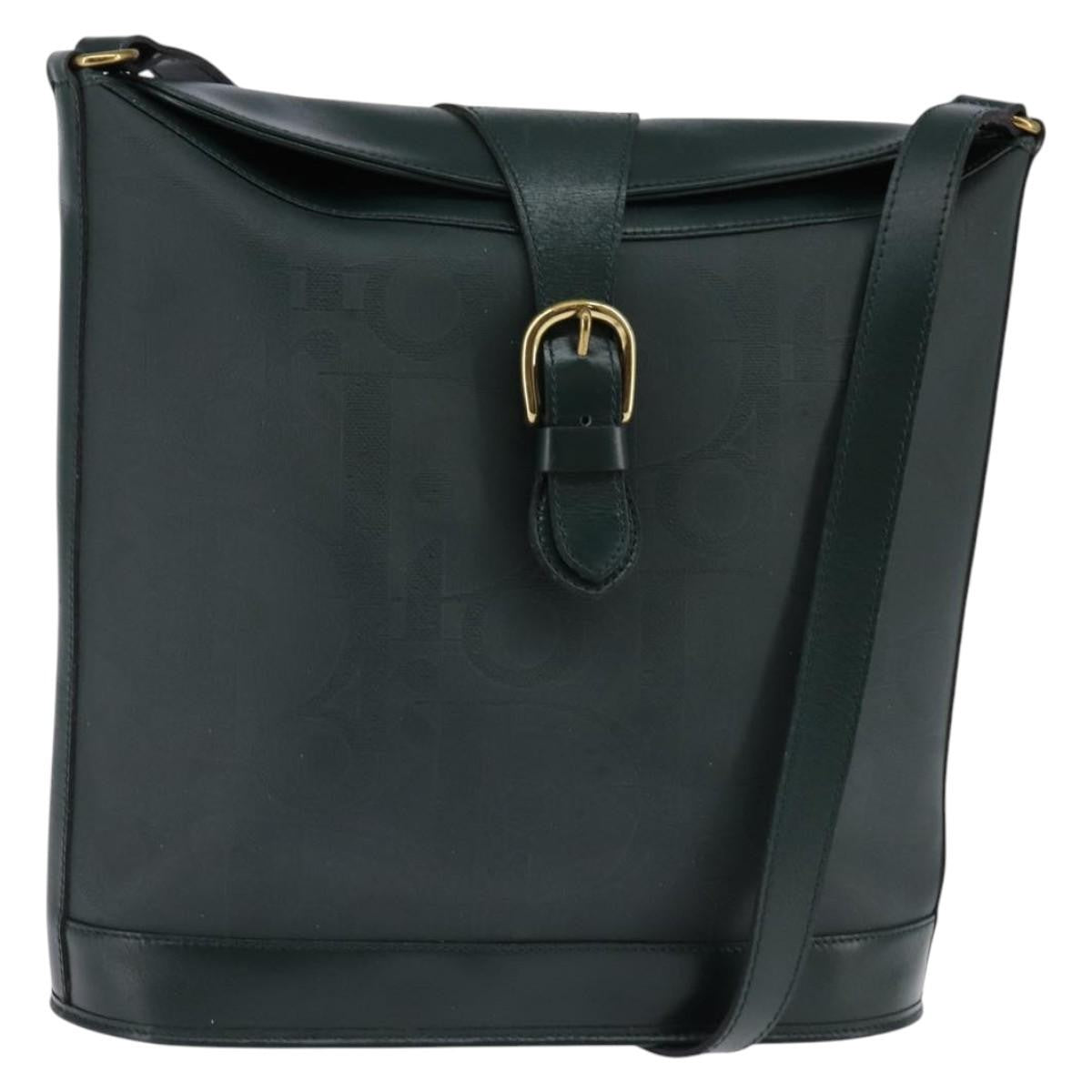 Christian Dior Trotter Crossbody Bag Canvas Green Canvas Shoulder Bag Bag Rovelle Bags