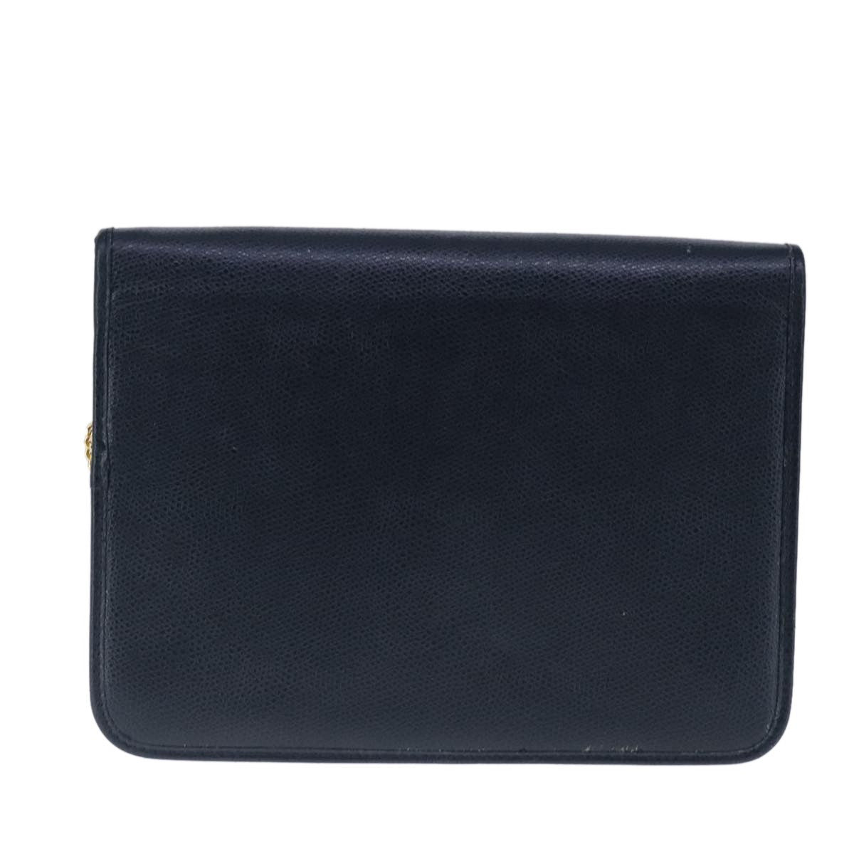 Christian Dior Cd Chain Flap Shoulder Bag Leather Navy Leather Shoulder Bag Bag Rovelle Bags