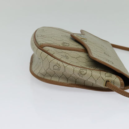 Christian Dior Honeycomb Shoulder Bag Canvas Beige Canvas Bag () Rovelle Bags