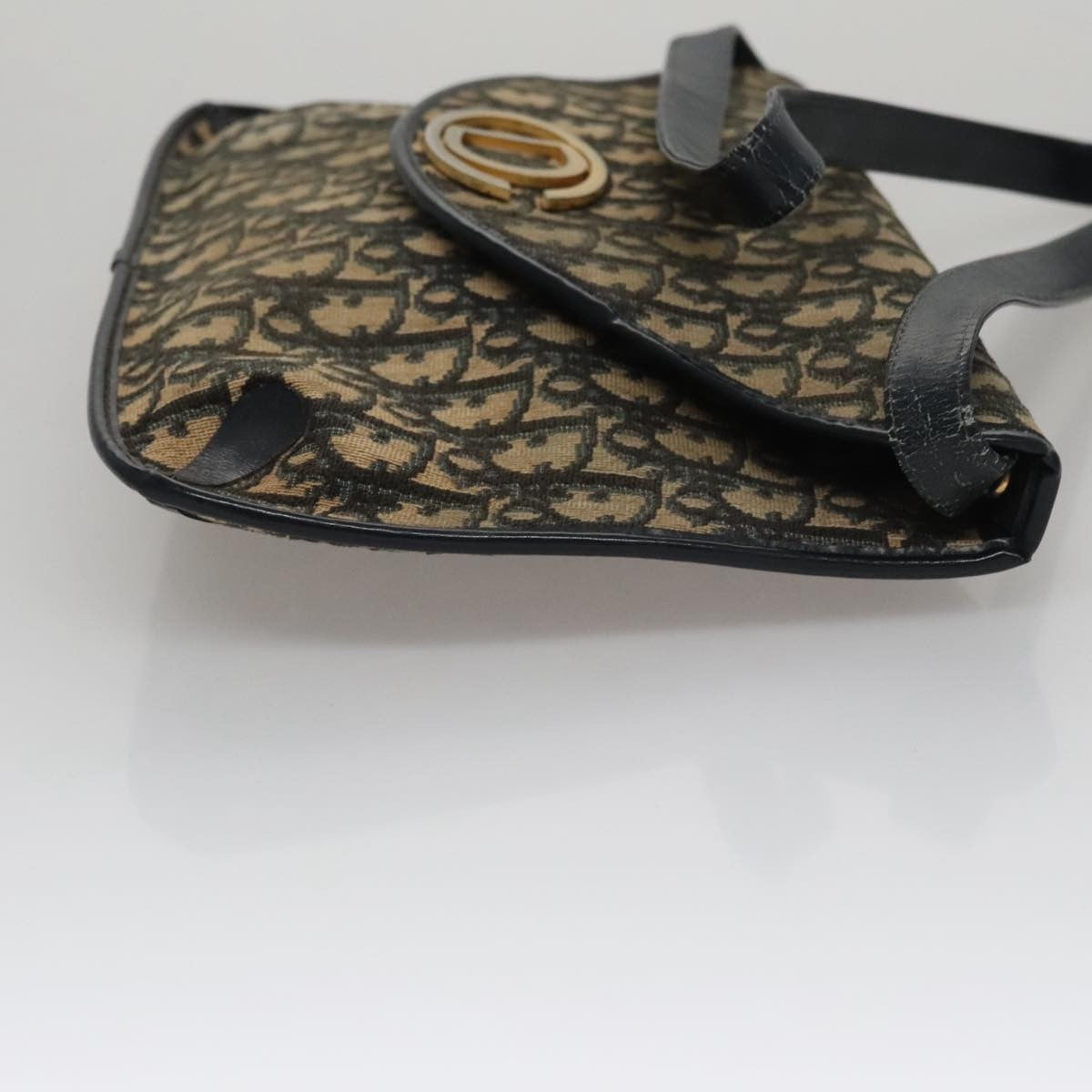 Christian Dior Trotter Shoulder Bag Canvas Navy Canvas Shoulder Bag Bag Canvas Rovelle Bags