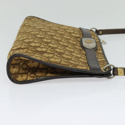 Christian Dior Trotter Shoulder Bag Canvas Brown Canvas Bag Style 2 Rovelle Bags