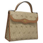 Christian Dior Honeycomb Handbag Canvas Leather Beige Canvas Bag Rovelle Bags
